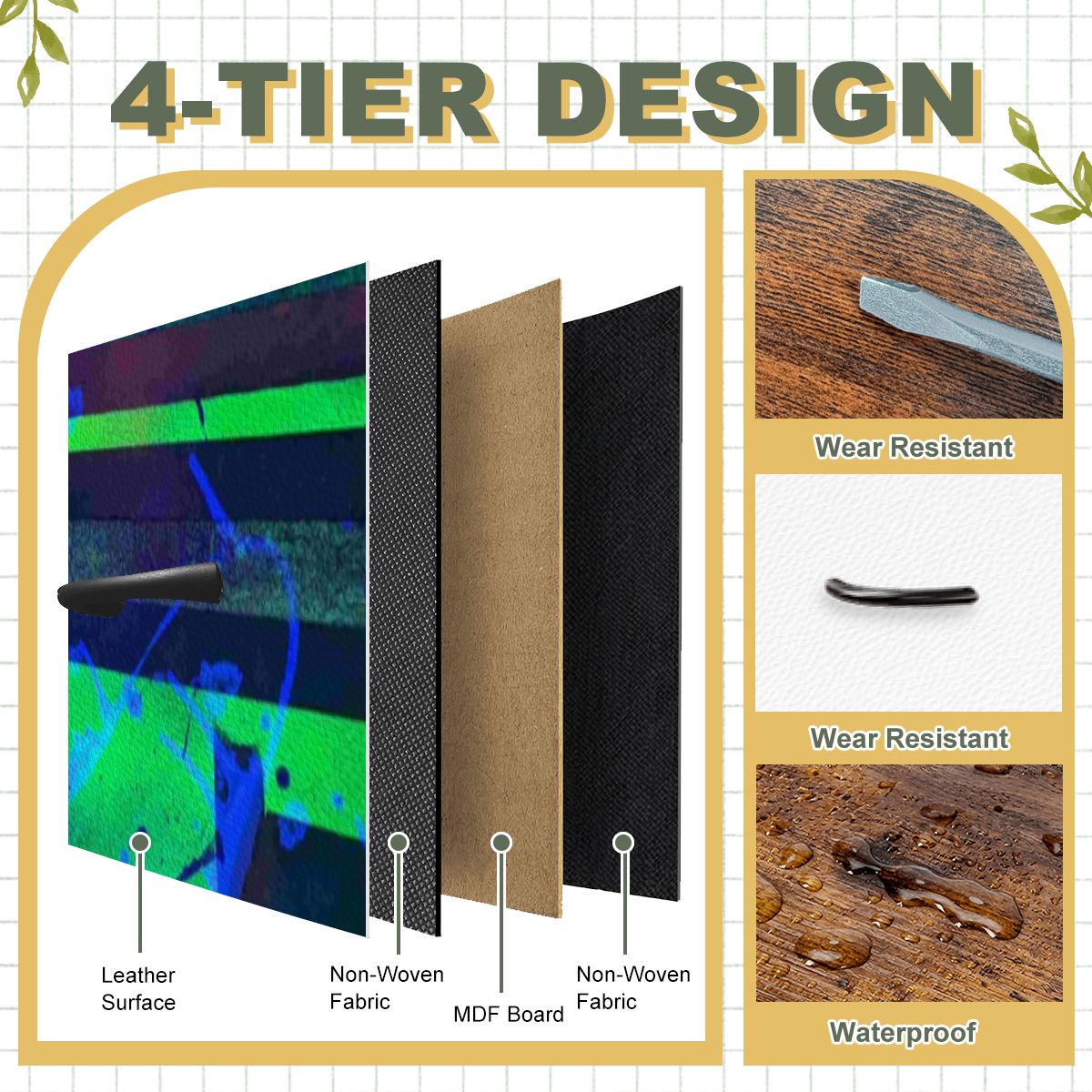 Gavin Scott TV Stand w/5 Drawer Dresser & Charging Station