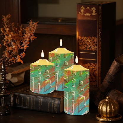 Gavin Scott Flameless Candles w/Remote (Set of 3)