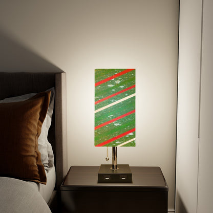 Gavin Scott Square Table Lamp with two USB Ports