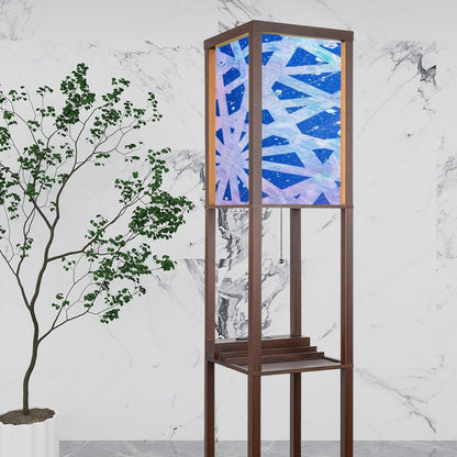 Gavin Scott Floor Lamp with Shelves (2 Colors)