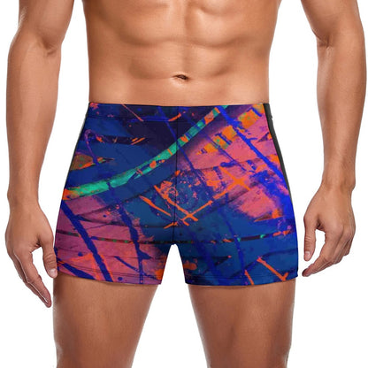 Gavin Scott Square Cut Swimming Trunks (Masc S-3XL)