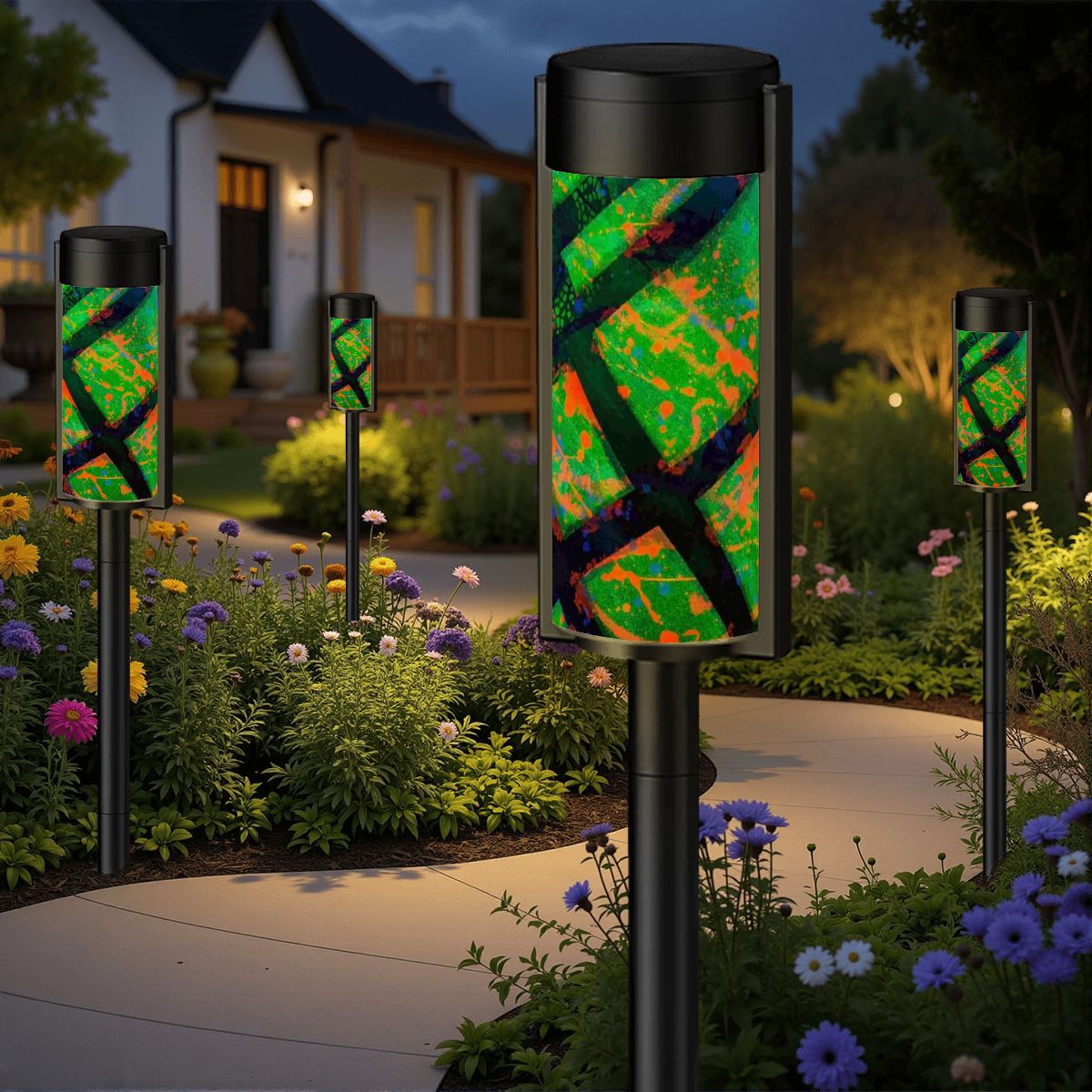 Gavin Scott Adjustable Outdoor Solar Lights (set of 4)