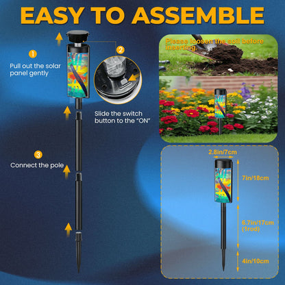 Gavin Scott Adjustable Outdoor Solar Lights (set of 4)