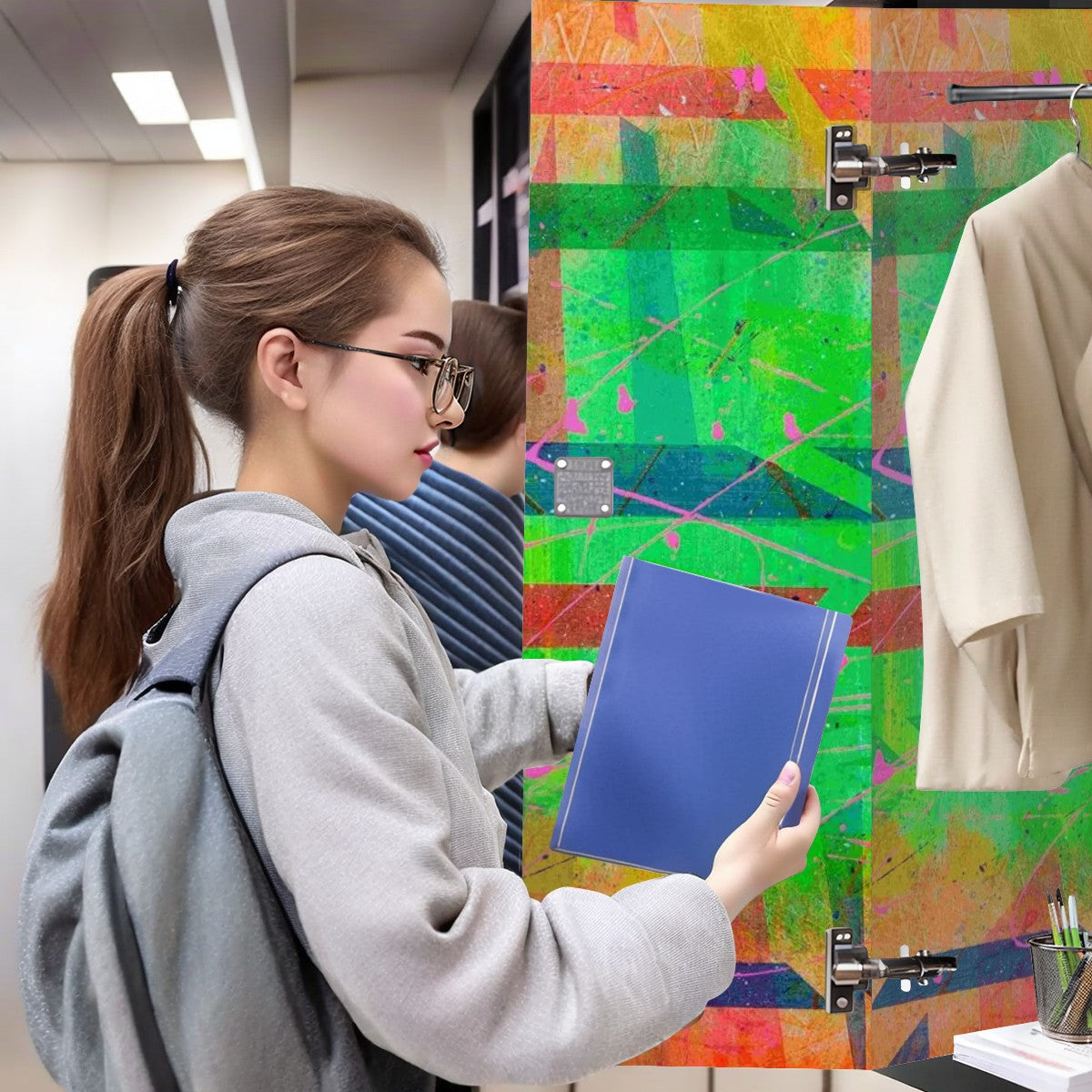 Gavin Scott Magnetic Locker Wallpaper 2 pcs