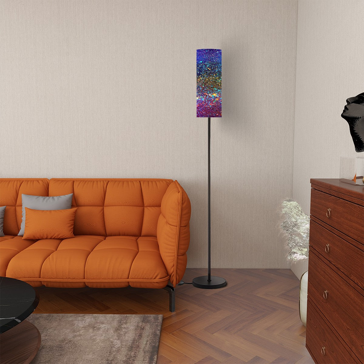 Gavin Scott Pillar Torch Floor Lamp