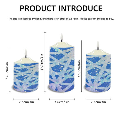 Gavin Scott Flameless Candles w/Remote (Set of 3)