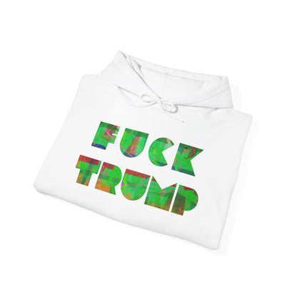 Gavin Scott Genderless FUCK TRUMP Heavy Blend™ Hooded Sweatshirt F*CK TRUMP
