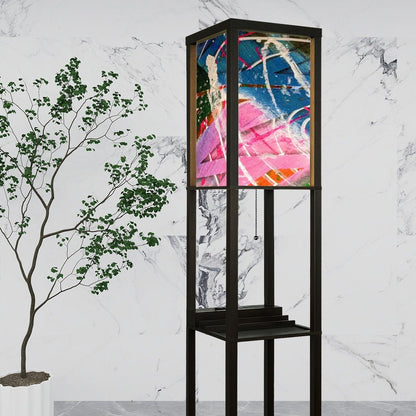 Gavin Scott Floor Lamp with Shelves (2 Colors)