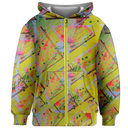 Kids' Zipper Hoodie Without Drawstring