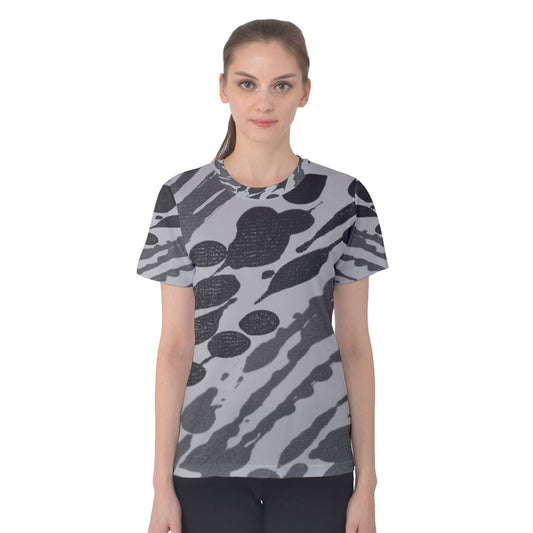 Gavin Scott B&W Cotton T-Shirt (Famme XS-5XL)