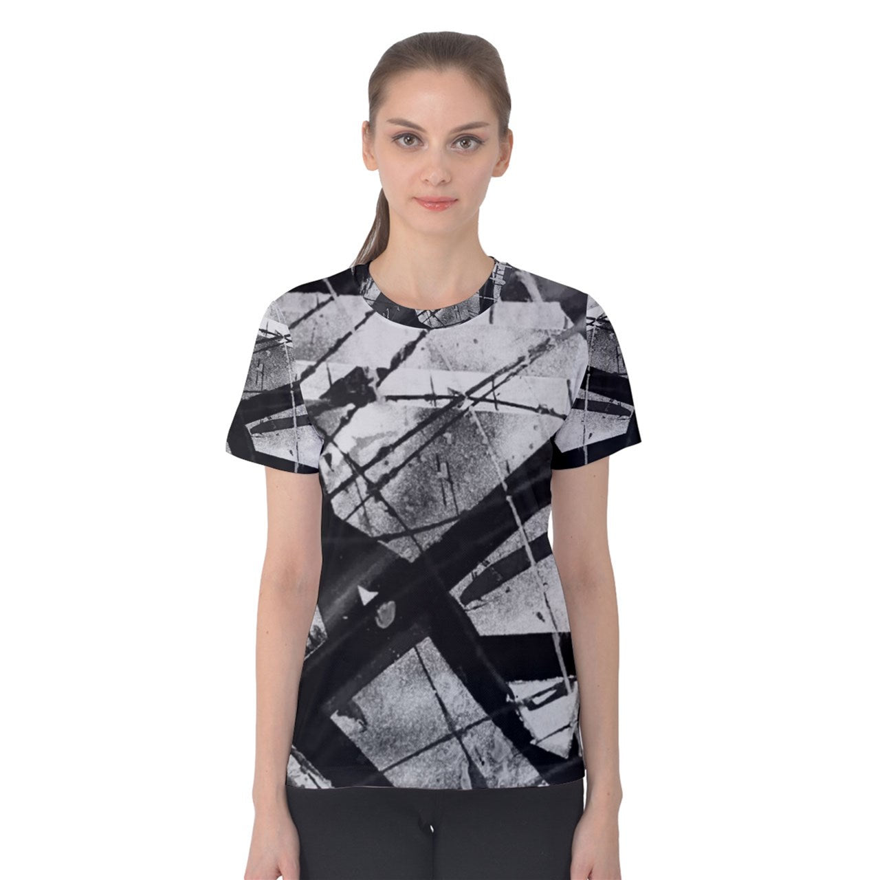 Gavin Scott B&W Cotton T-Shirt (Famme XS-5XL)