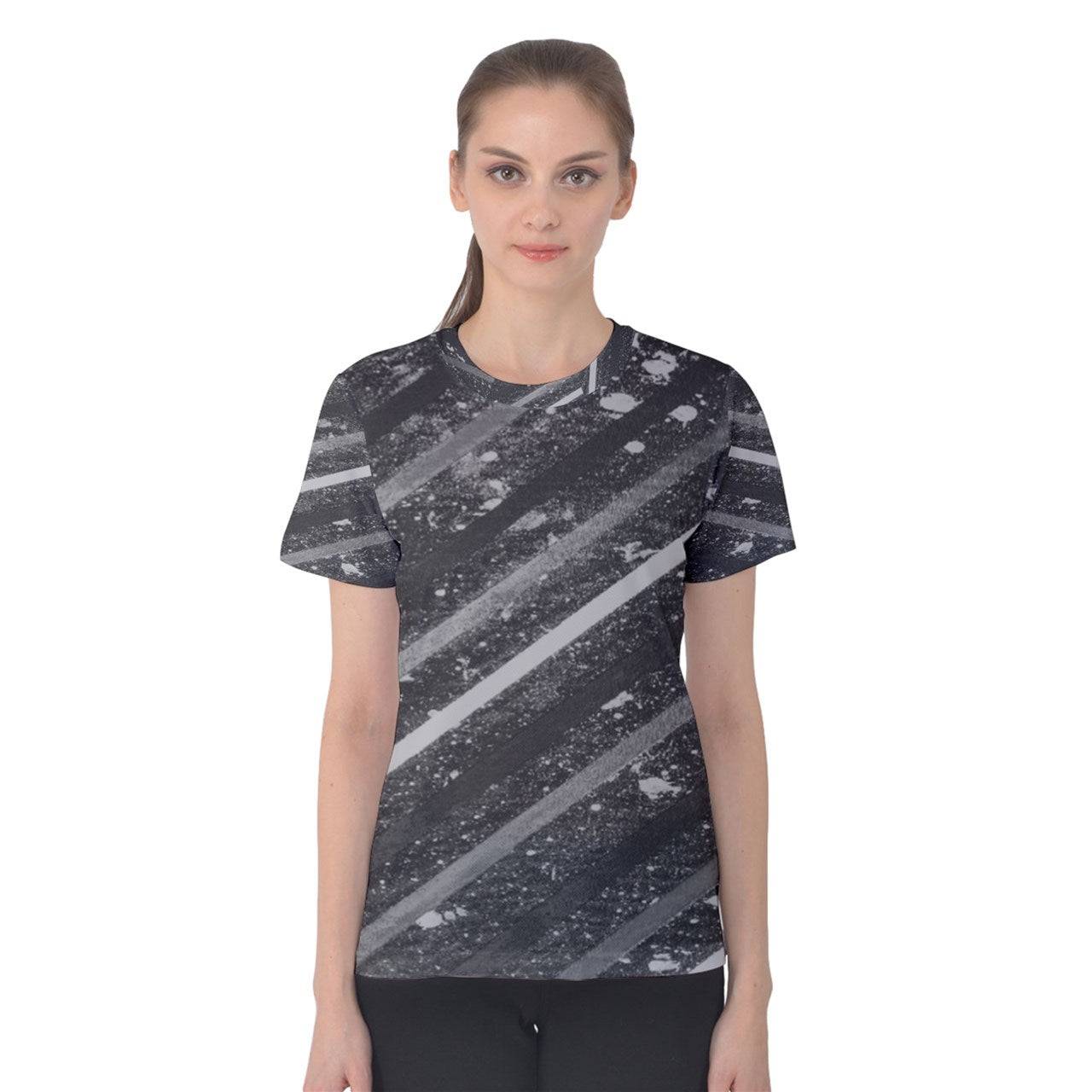 Gavin Scott B&W Cotton T-Shirt (Famme XS-5XL)