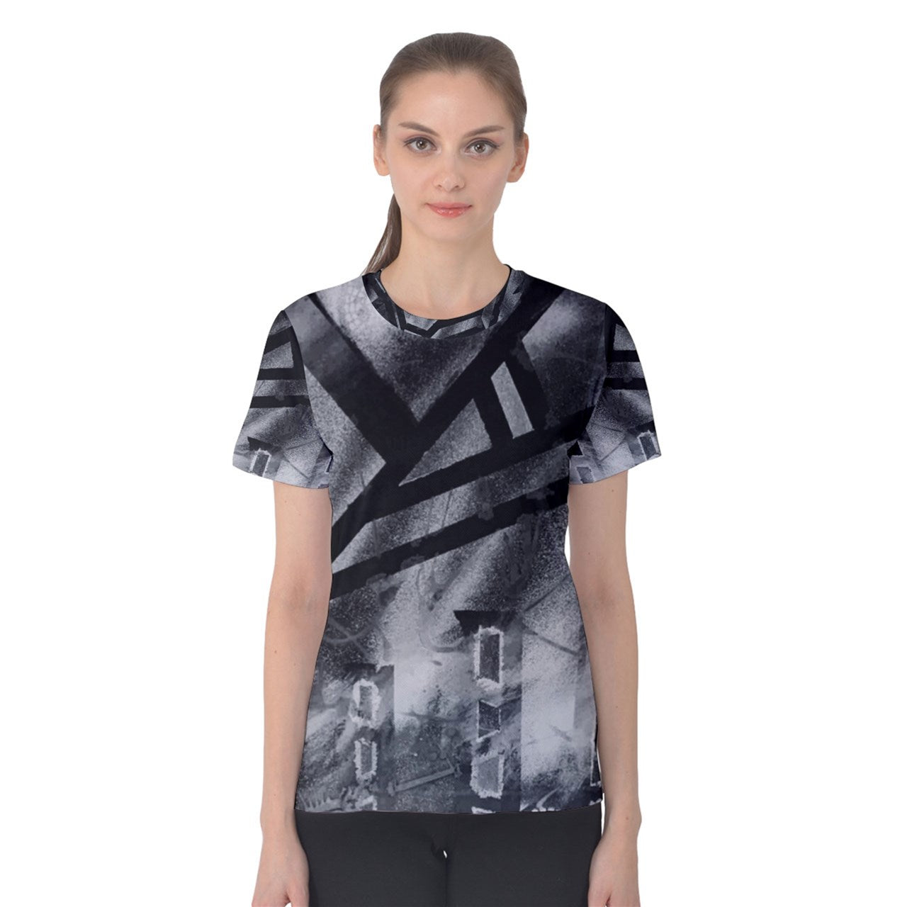 Gavin Scott B&W Cotton T-Shirt (Famme XS-5XL)