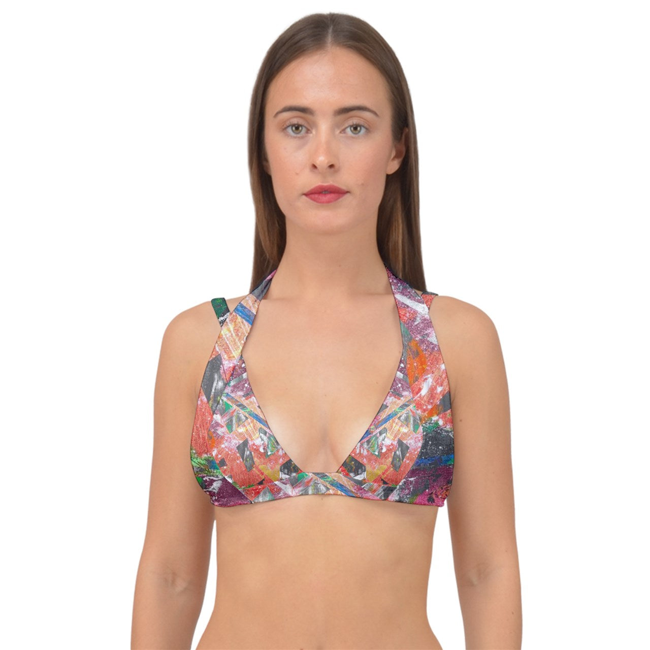 Gavin Scott Double Strap Halter Bikini Top