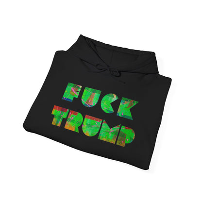 Gavin Scott Genderless FUCK TRUMP Heavy Blend™ Hooded Sweatshirt F*CK TRUMP