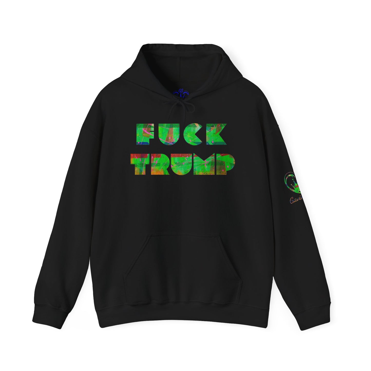 Gavin Scott Genderless FUCK TRUMP Heavy Blend™ Hooded Sweatshirt F*CK TRUMP