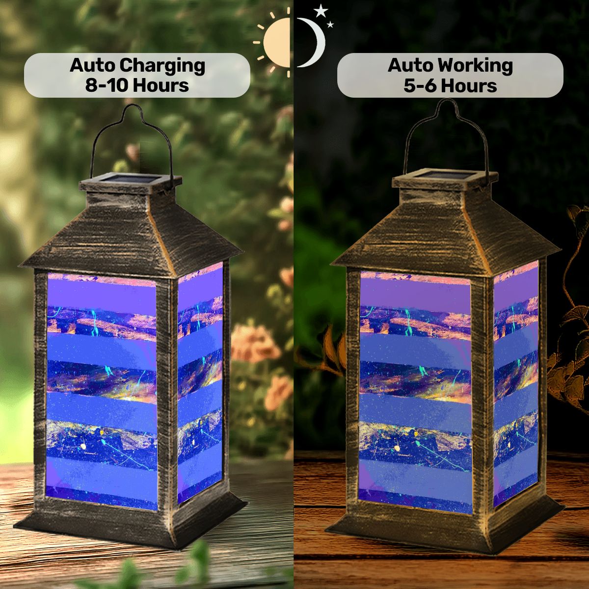 Gavin Scott Solar Powered Indoor/Outdoor Lantern