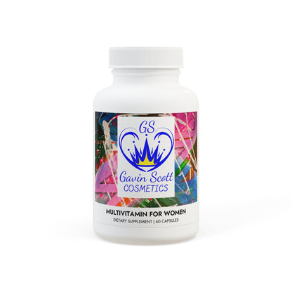 Gavin Scott Cosmetics Multivitamin for Women Supplement (60 Capsules)