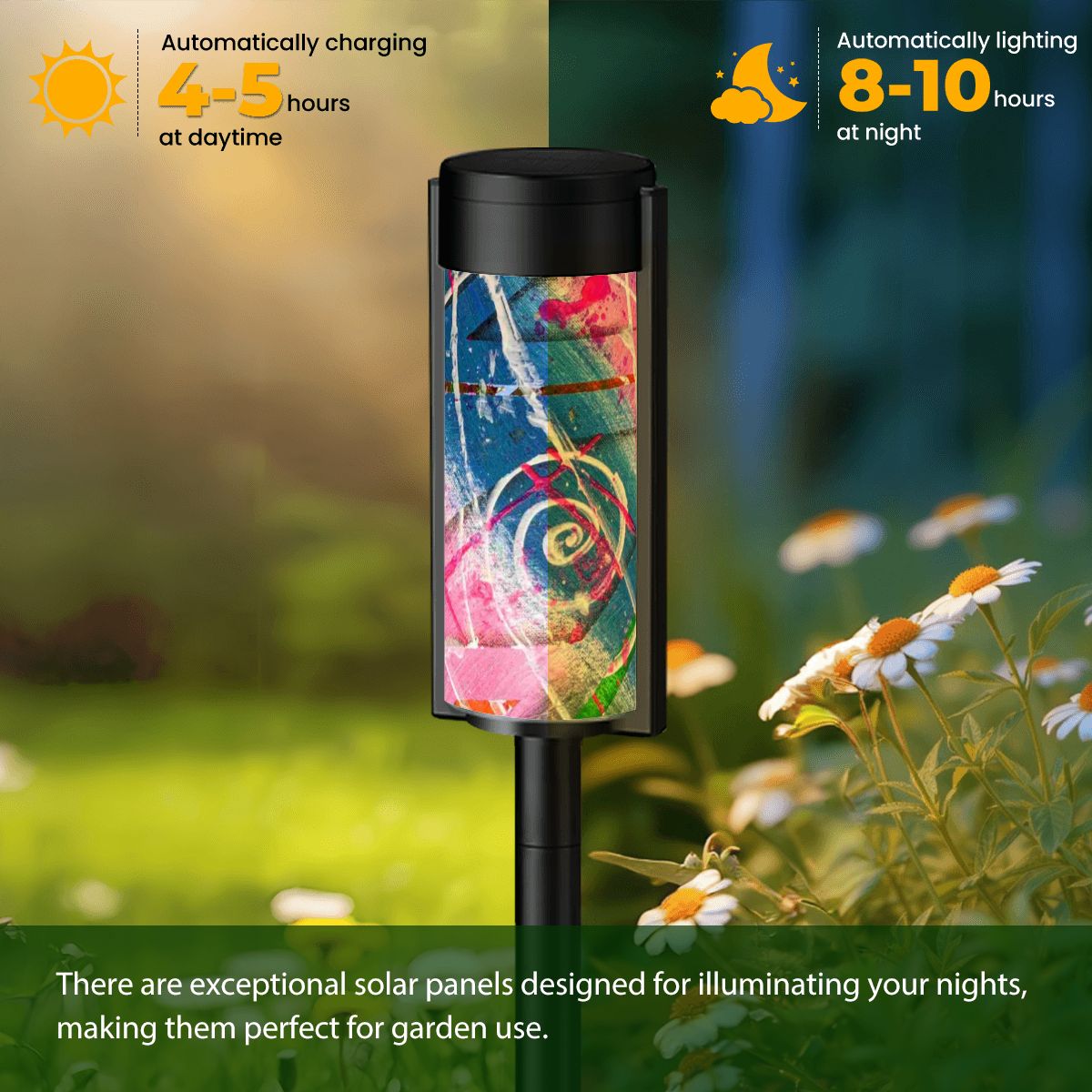 Gavin Scott Adjustable Outdoor Solar Lights (set of 4)