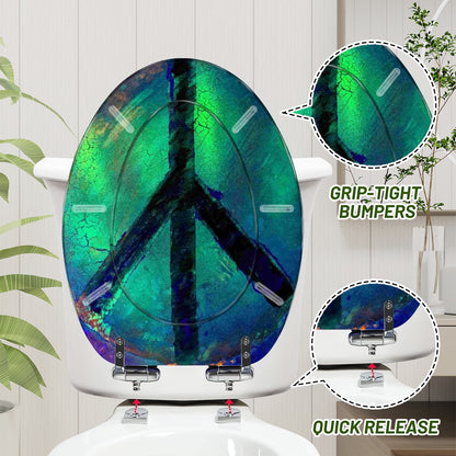 Gavin Scott Elongated Toilet Seat w/Matching Soft-close Lid (V-Shape)