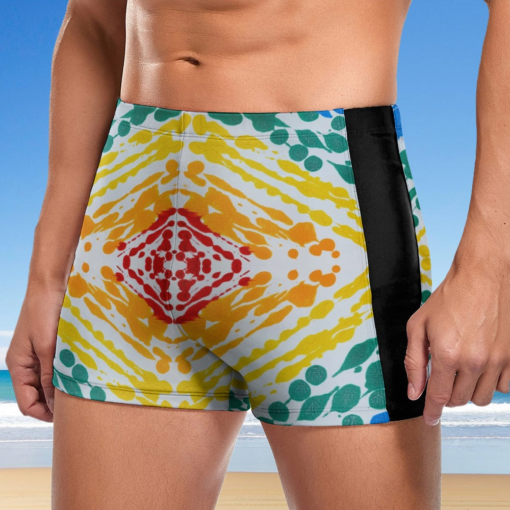 Gavin Scott Square Cut Swimming Trunks (Masc S-3XL)