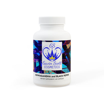 Gavin Scott Cosmetics Ashwagandha and Black Pepper Supplement (60 capsules)