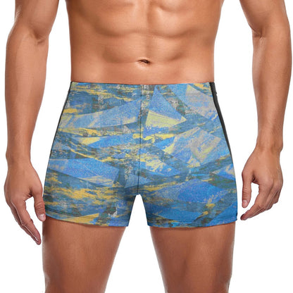 Gavin Scott Square Cut Swimming Trunks (Masc S-3XL)
