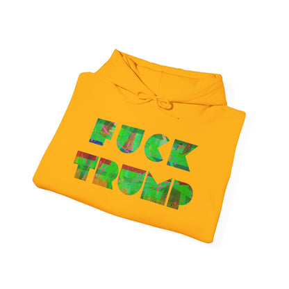 Gavin Scott Genderless FUCK TRUMP Heavy Blend™ Hooded Sweatshirt F*CK TRUMP