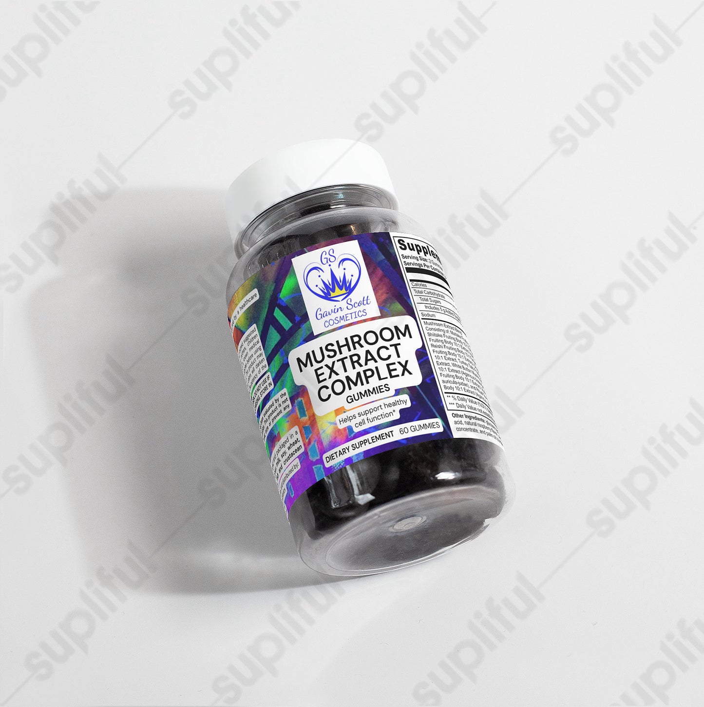 Gavin Scott Cosmetics Mushroom Extract Complex Gummies