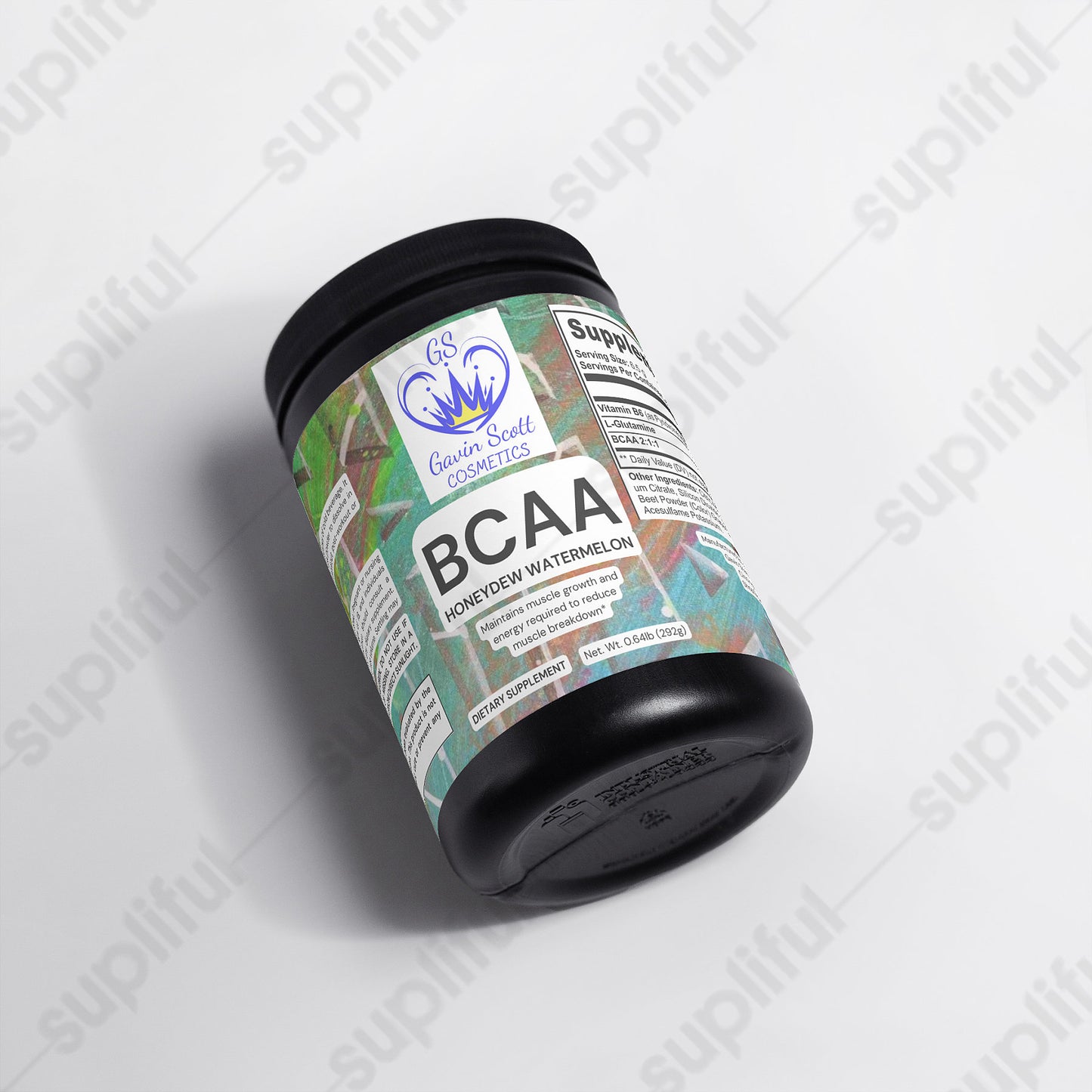 Gavin Scott Cosmetics BCAA Post Workout Powder (Honeydew/Watermelon)