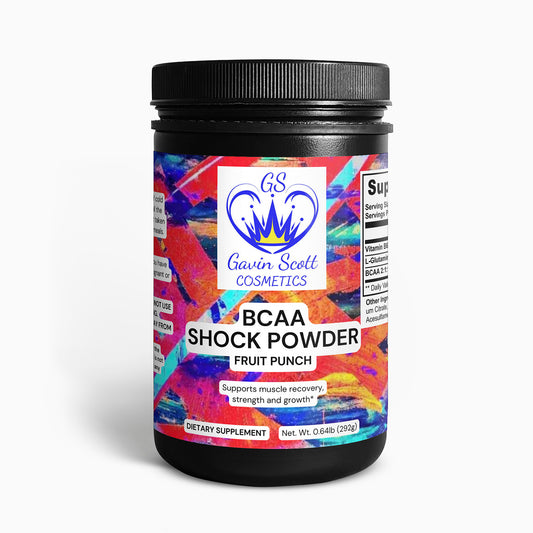 Gavin Scott Cosmetics BCAA Shock Powder (Fruit Punch)