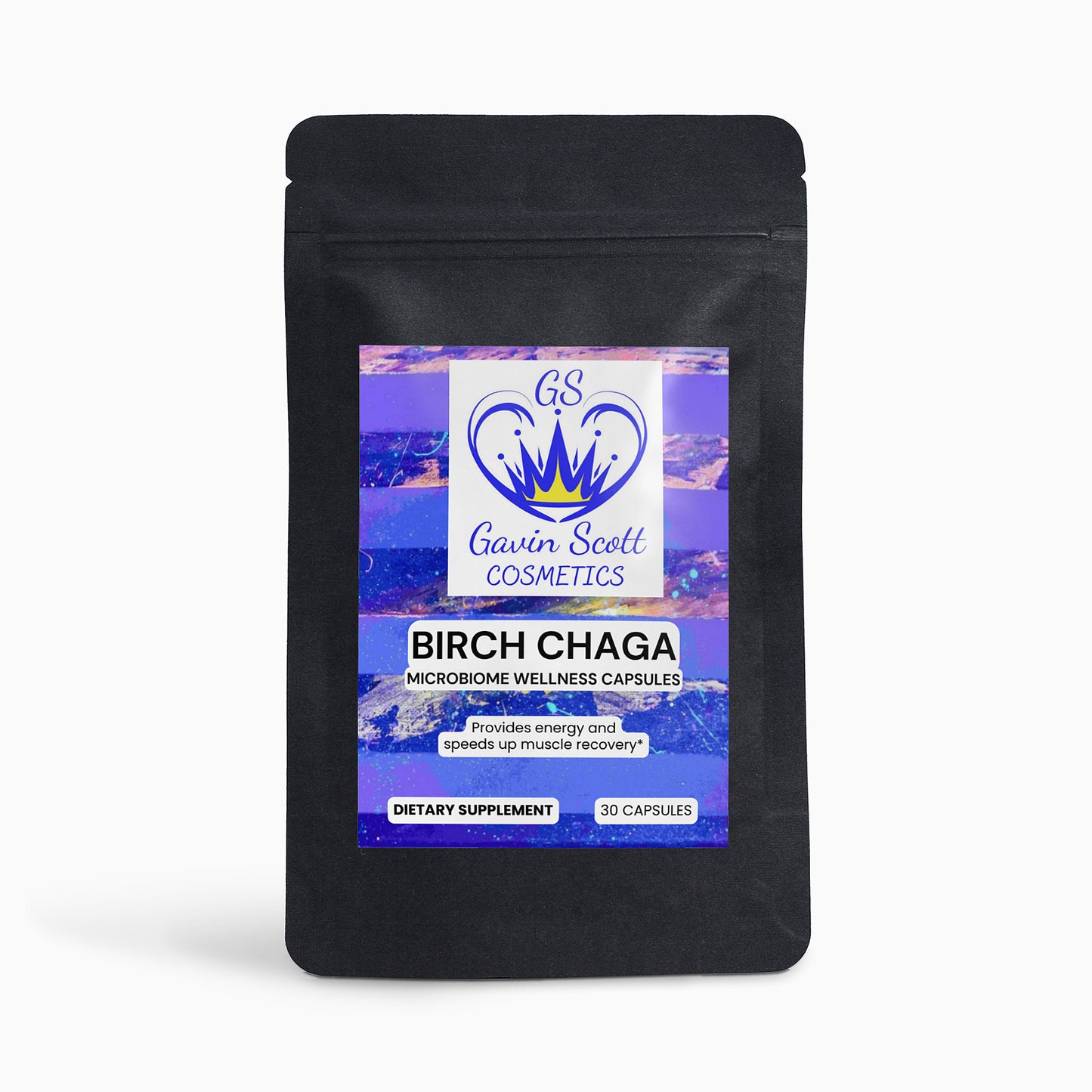 Gavin Scott Cosmetics Birch Chaga Microbiome Wellness Capsules