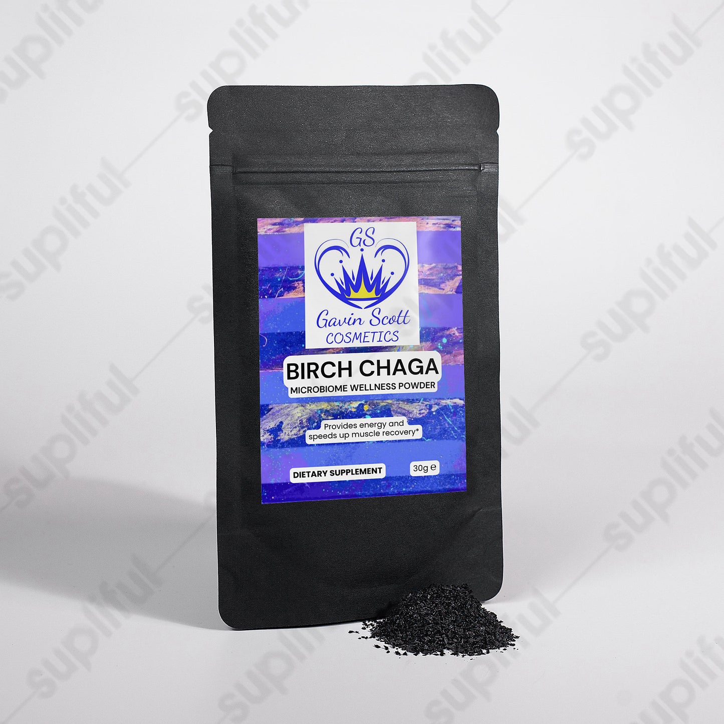 Gavin Scott Cosmetics Birch Chaga Microbiome Wellness Powder