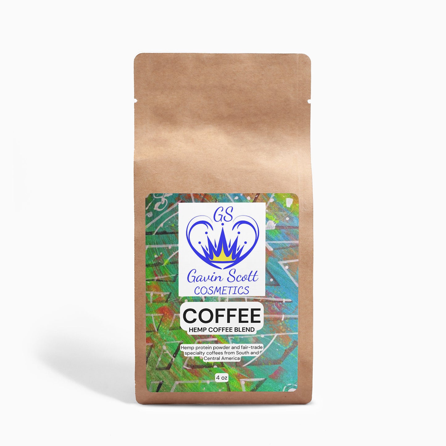 Gavin Scott Hemp Coffee Blend - Medium Roast 4oz