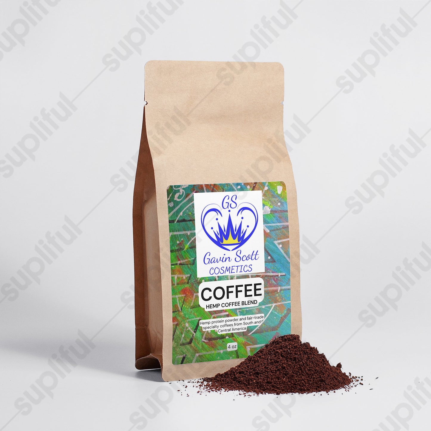 Gavin Scott Hemp Coffee Blend - Medium Roast 4oz