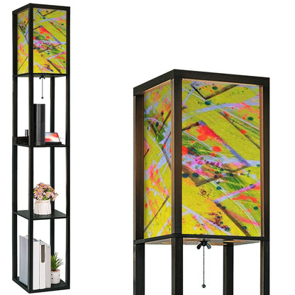 Gavin Scott Floor Lamp with Shelves (2 Colors)