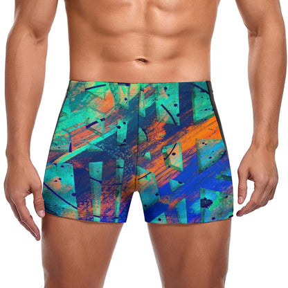 Gavin Scott Square Cut Swimming Trunks (Masc S-3XL)