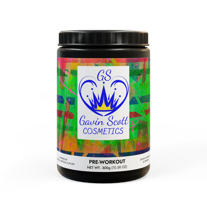 Gavin Scott Cosmetics Pre-Workout Supplement, Watermelon (300g, 10.58oz)