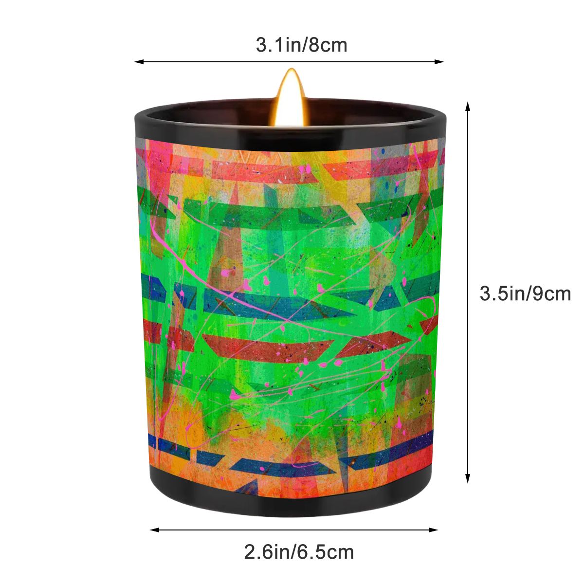 Gavin Scott Scented Black Jar Candle (6oz)