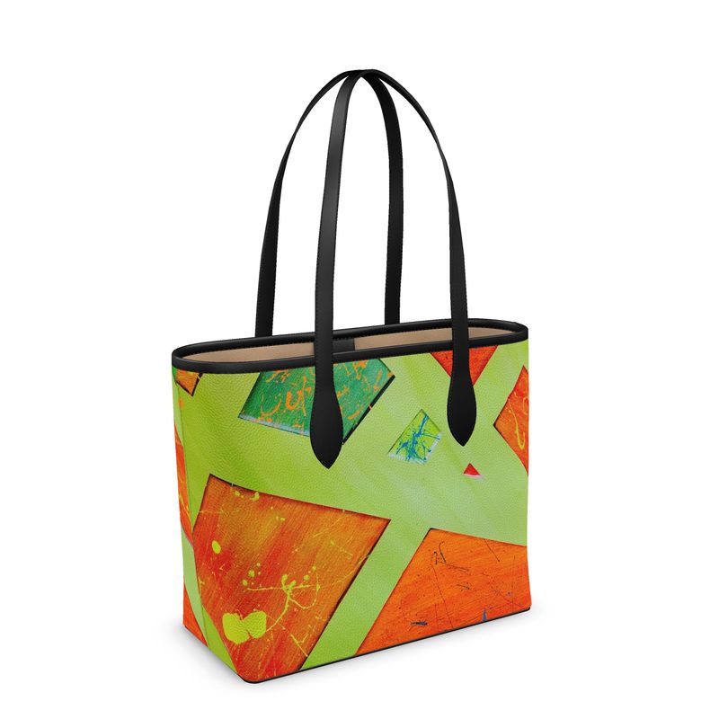 Gavin Scott Deluxe Leather City Shopper Tote