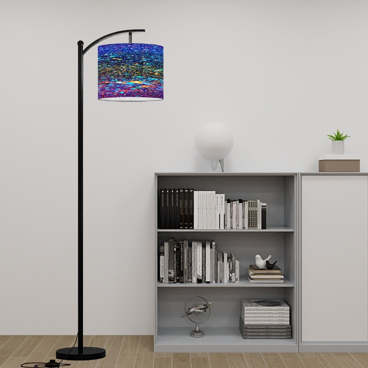 Gavin Scott Arc Floor Lamp w/Remote