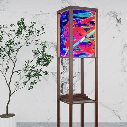 Gavin Scott Floor Lamp with Shelves (2 Colors)