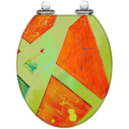 Gavin Scott Round Toilet Seat w/Matching Soft-close Lid (O-Shape)