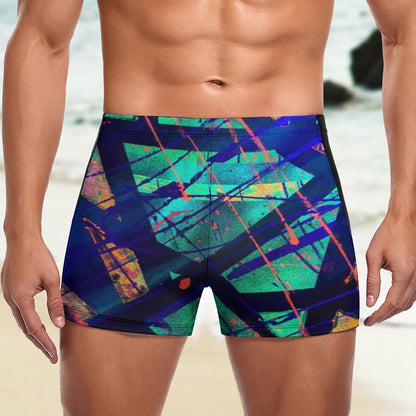 Gavin Scott Square Cut Swimming Trunks (Masc S-3XL)