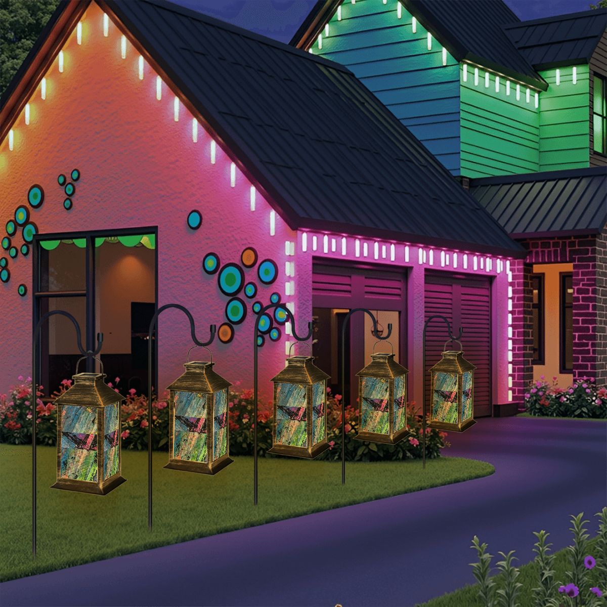 Gavin Scott Solar Powered Indoor/Outdoor Lantern