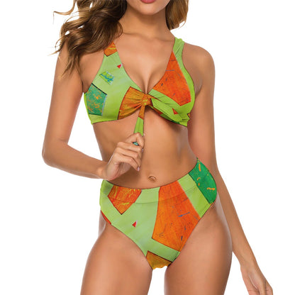 Gavin Scott Safflower Two-Piece Swimsuit (Femme S-2XL)