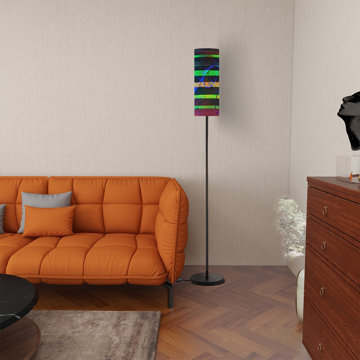 Gavin Scott Pillar Torch Floor Lamp