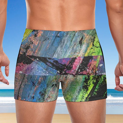 Gavin Scott Square Cut Swimming Trunks (Masc S-3XL)