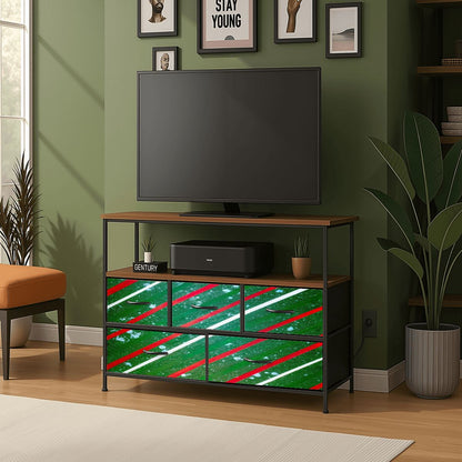 Gavin Scott TV Stand w/5 Drawer Dresser & Charging Station