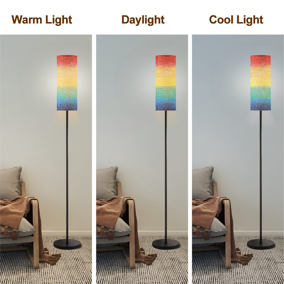 Gavin Scott PRIDE Pillar Torch Floor Lamp